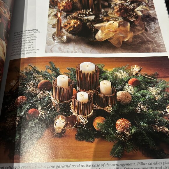 Vintage 90s Christmas Craft Books DIY Holiday Décor Wreaths Stockings Ornaments - Picture 3 of 11